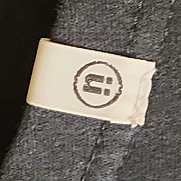 Bruzer Womens Small Petite Black Black Cowl Neck Zip Up Hoodie Sweater - Picture 4 of 5